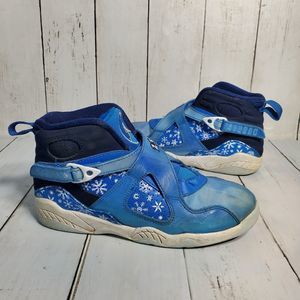 Jordan Retro VIII 8 Kids Sneakers Youth Size 1.5Y Shoes Snow Blizzard 305369-400